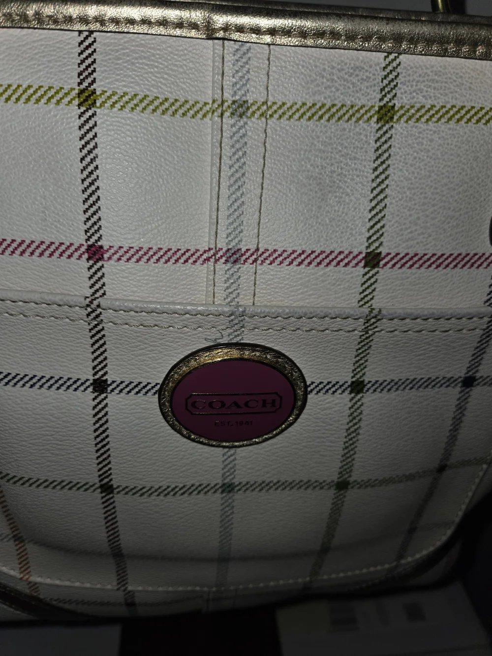 Coach Tattersall Tote